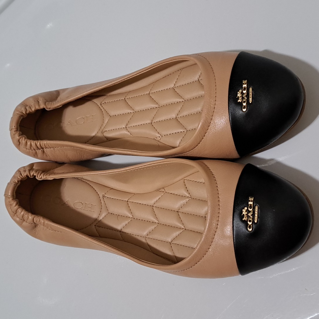 Coach Leather Flats Size 8.5